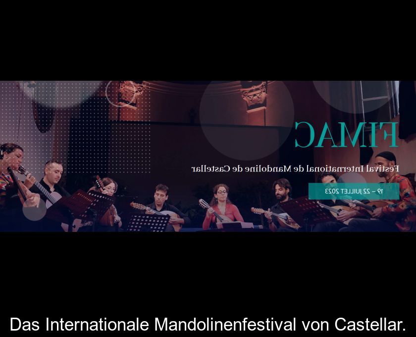 Das Internationale Mandolinenfestival Von Castellar.