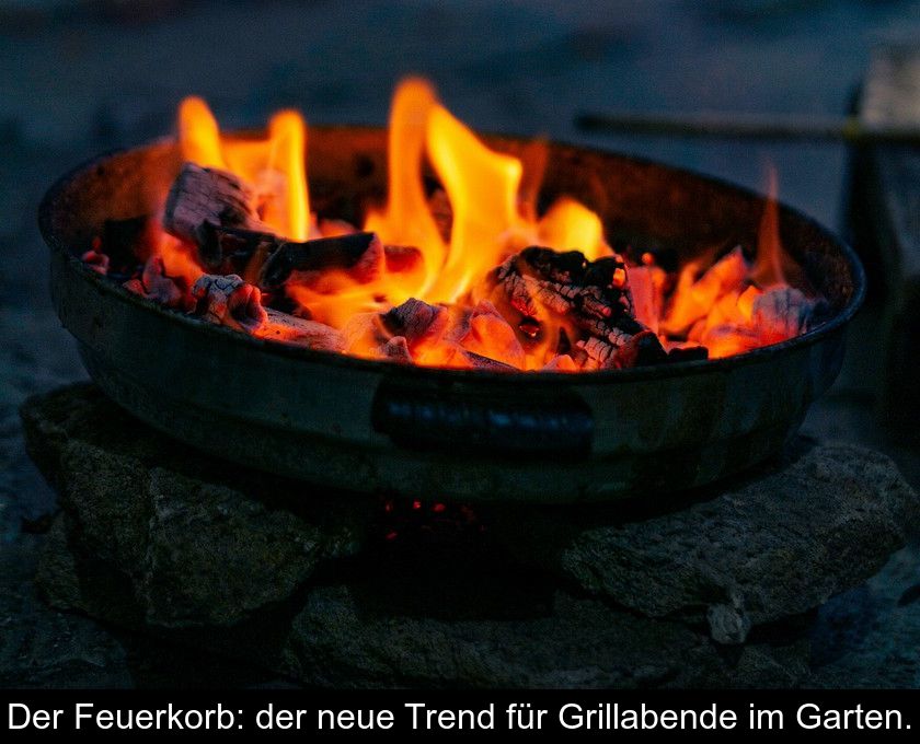 Der Feuerkorb: Der Neue Trend Für Grillabende Im Garten.