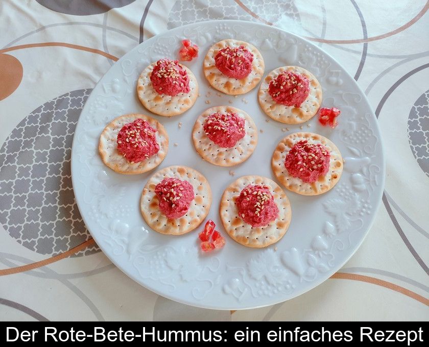 Der Rote-bete-hummus: Ein Einfaches Rezept