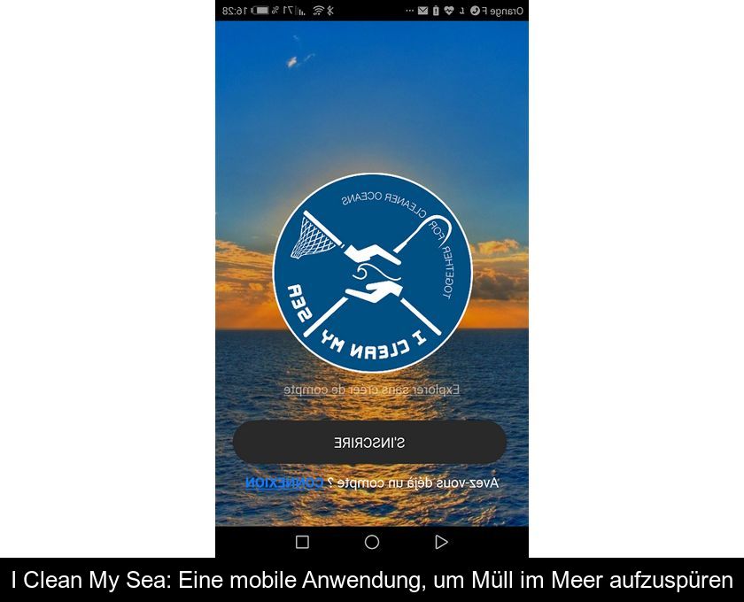 I Clean My Sea: Eine Mobile Anwendung, Um Müll Im Meer Aufzuspüren