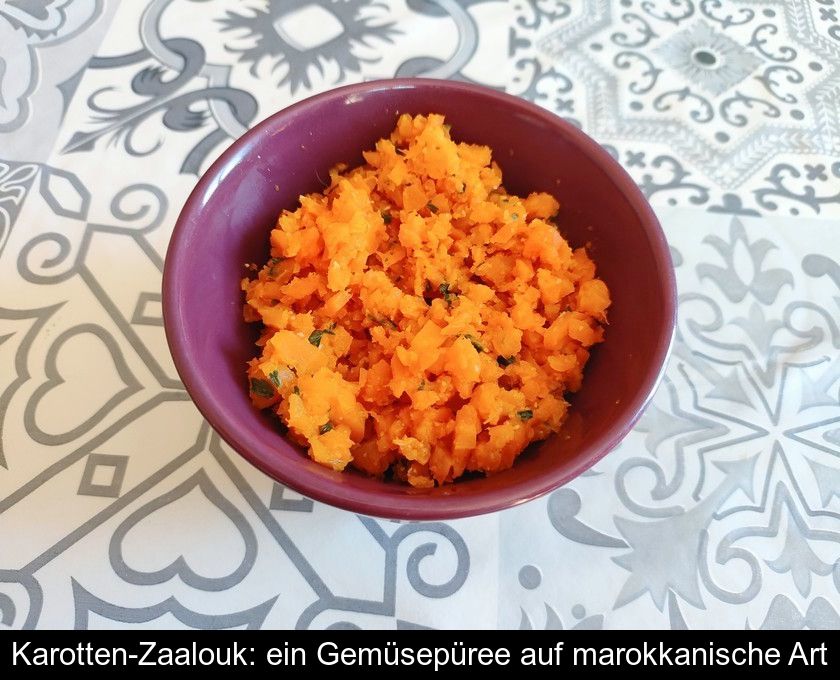 Karotten-zaalouk: Ein Gemüsepüree Auf Marokkanische Art
