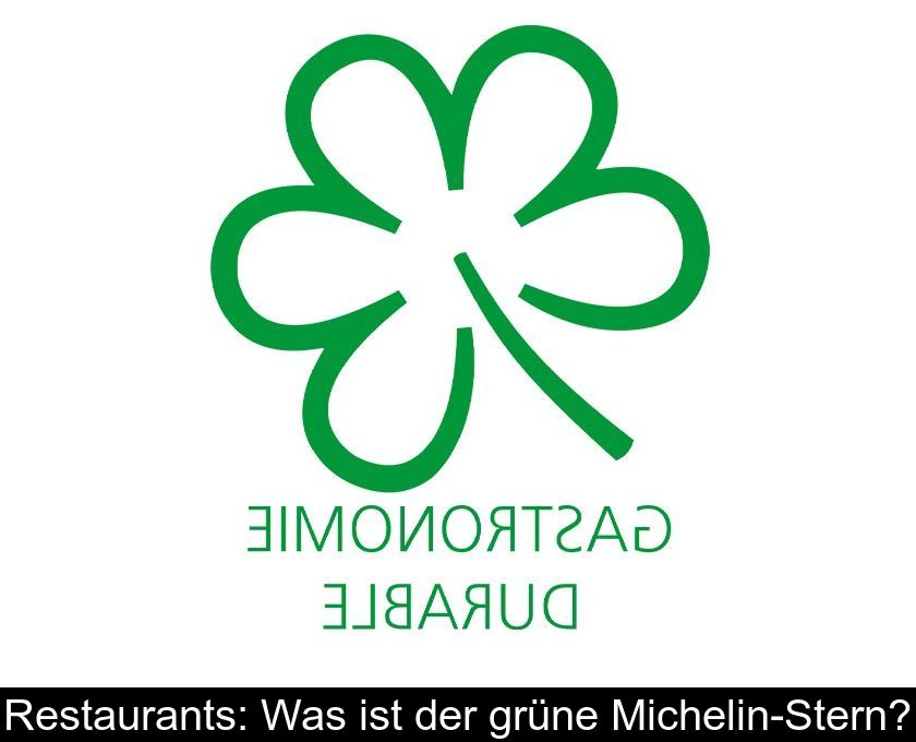 Restaurants: Was Ist Der Grüne Michelin-stern?