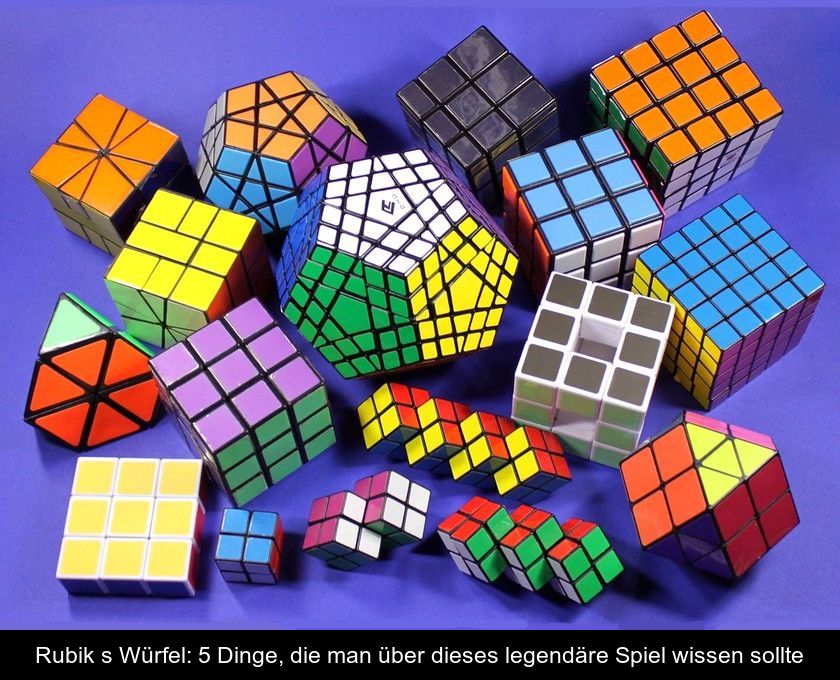 Rubik's Würfel: 5 Dinge, Die Man über Dieses Legendäre Spiel Wissen Sollte