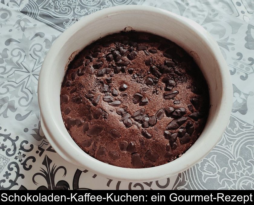 Schokoladen-kaffee-kuchen: Ein Gourmet-rezept