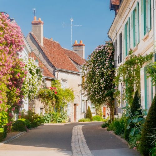 Chédigny: ein Garten-Dorf in Indre-et-Loire.