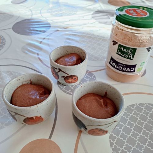 Die Schokoladen-Karoben-Mousse: ein leichtes Rezept