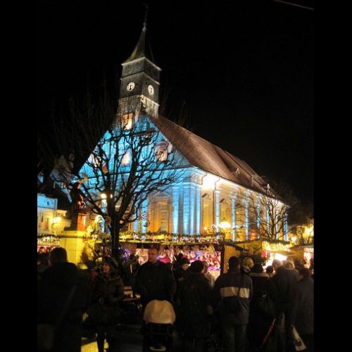 Weihnachtslichter: Der Weihnachtsmarkt in Montbéliard